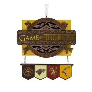 HBO Game of Thrones Targaryen, Stark, Lannister Baratheon Hallmark Ornament